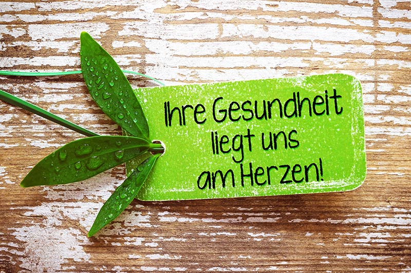 Ihre Gesundheit liegt uns am Herzen